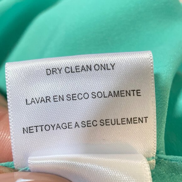 BCBGMAXAZRIA Blue Tie Dye Balloon Halter Collar Dress, size Medium - Picture 12 of 13